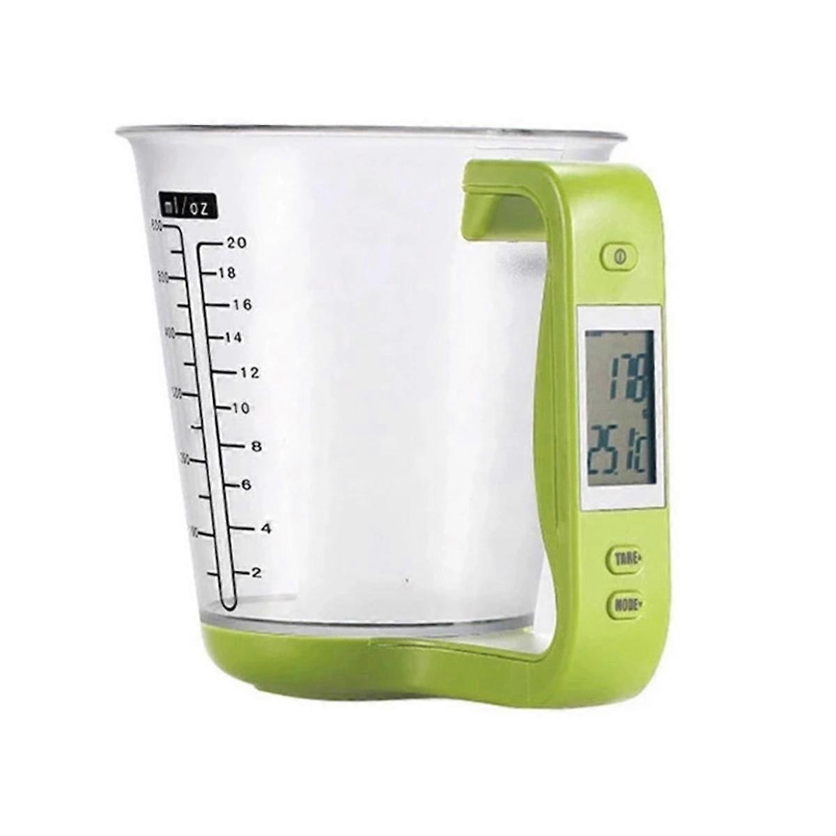 INF Digital Measuringup Scale Multi-Unit Kitchen Measuringup with Built-In Scale and Temperature