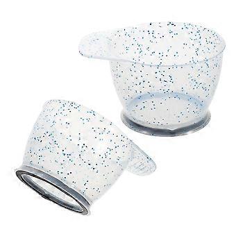 Juego de cuencos para teñir el cabello, cuencos de plástico reutilizables y duraderos para mezclar, ideales para salones de belleza y el hogar. Fáciles de limpiar.