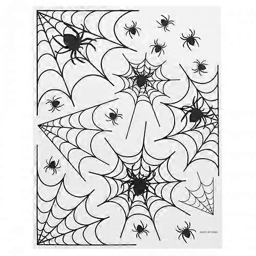 Smiffys Spider Window Stickers