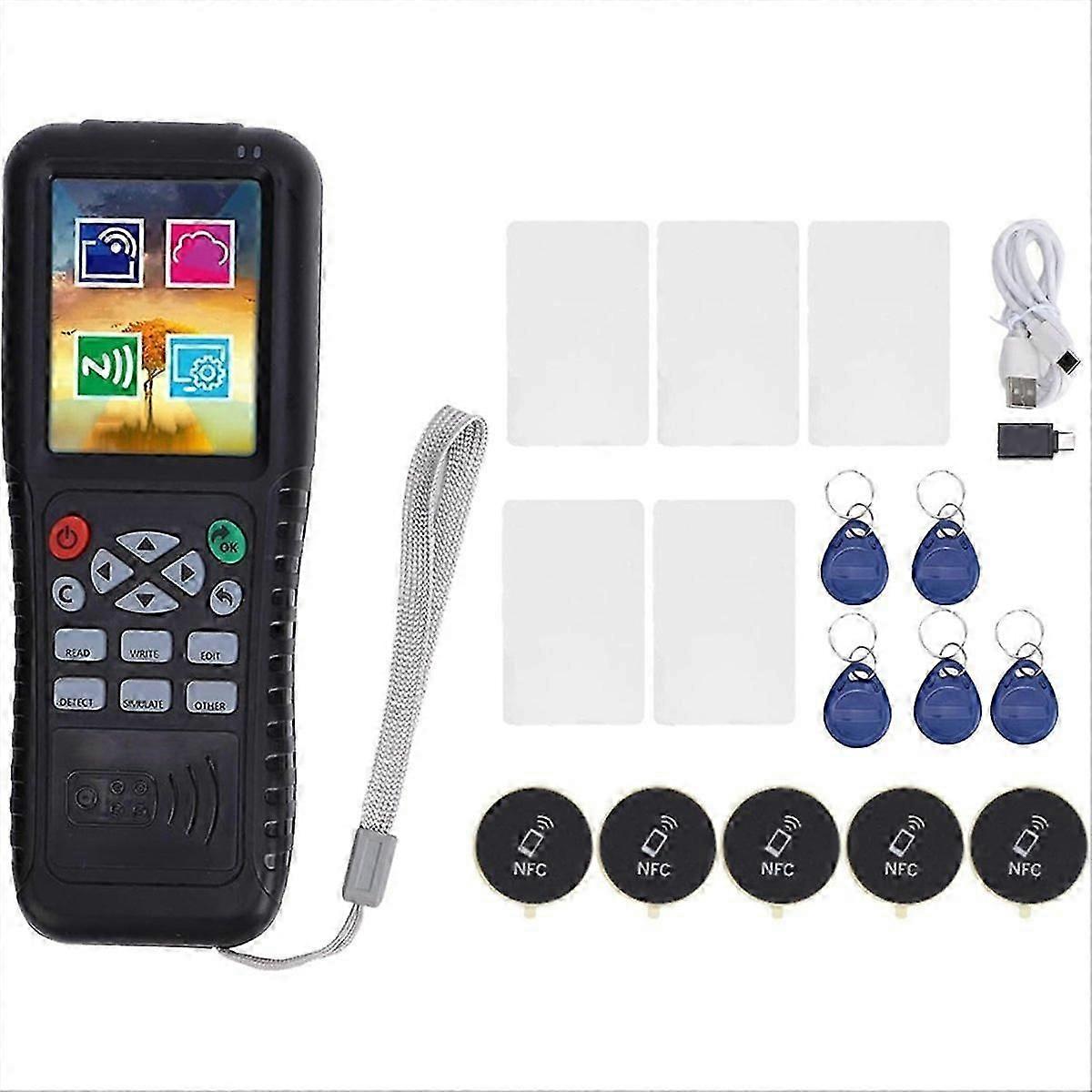 X100 NFC Card Copier Handheld Smart Frequency Decryption Tool for Access Control System Security USB