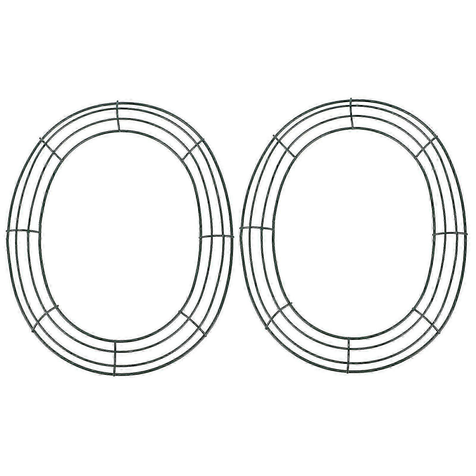 2Pcs Egg Wreath Frames, Easter DIY Craft Supplies