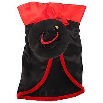 1 Set of Pet Halloween Costume Decorative Dog Cloak Party Cat Horn Headband