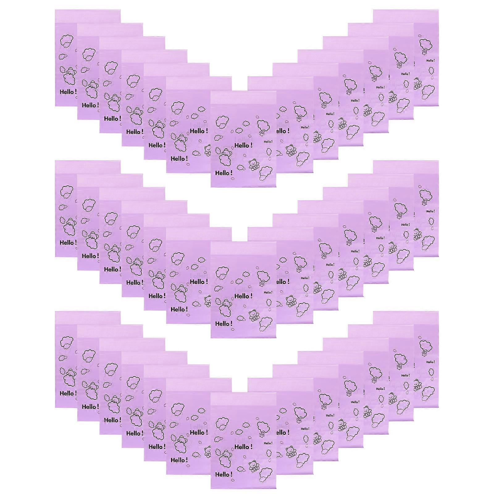 Violet Mailing Envelopes Polyethylene Bags for Storage Use 100Pcs Pack
