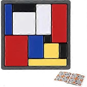 Logic Puzzle Brain Teaser Jigsaw Game 88 Piece Challenges with 4 Difficulty Levels, Educational Logical Thinking Training Block Puzzles for Kids & Ada