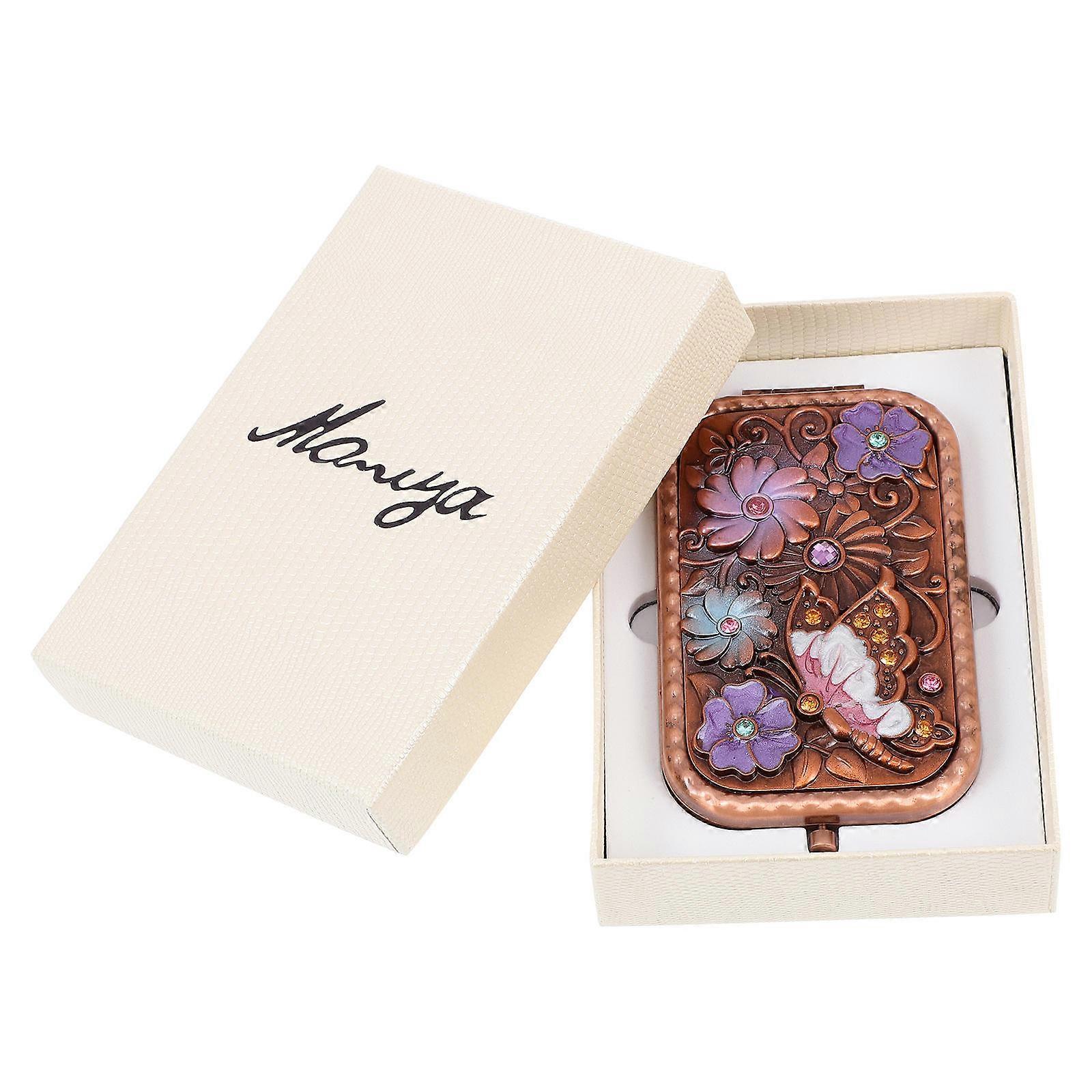 Double-Sided Makeup Mirror Creative Folding Mirror for Makeup