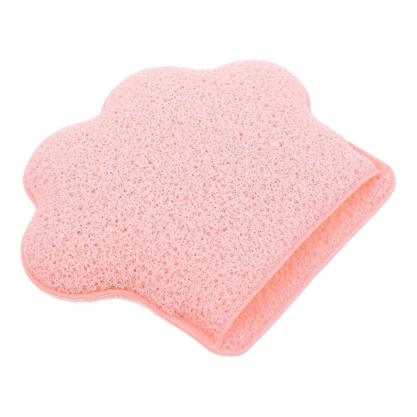Household Face Cleaner Pink Multi-Function Exfoliating Scrubber for Bathroom