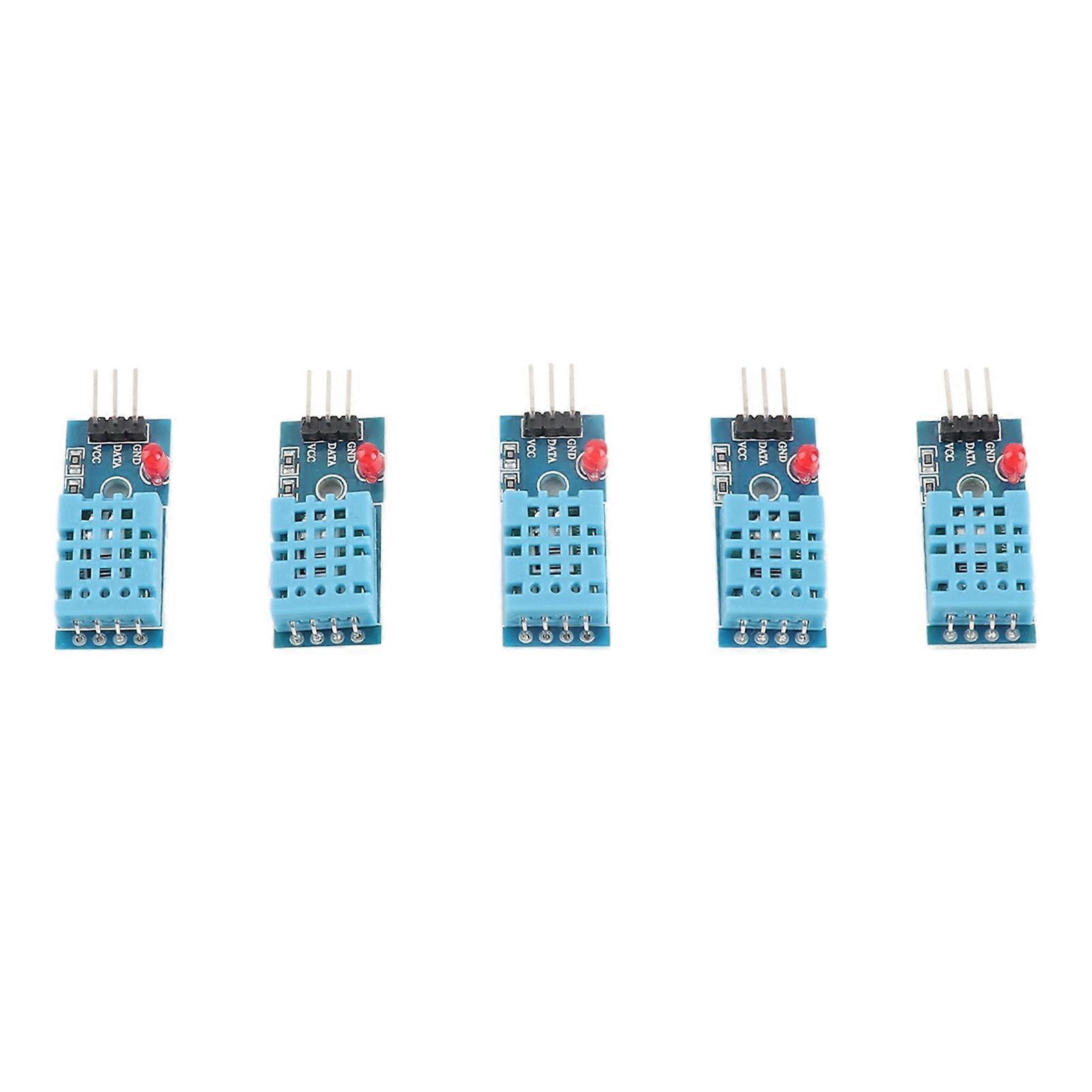 5PCS Temperature Humidity Sensor High Sensitivity Anti Interference Digital Sensor Module for Greenhouse Adapter Board
