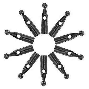 10st Ersättning Paraply Pärlor: 2,8 mm Hål Metall Tips Pole Tops Tip Universal Tail Bead Reparationsdelar För DIY-underhåll