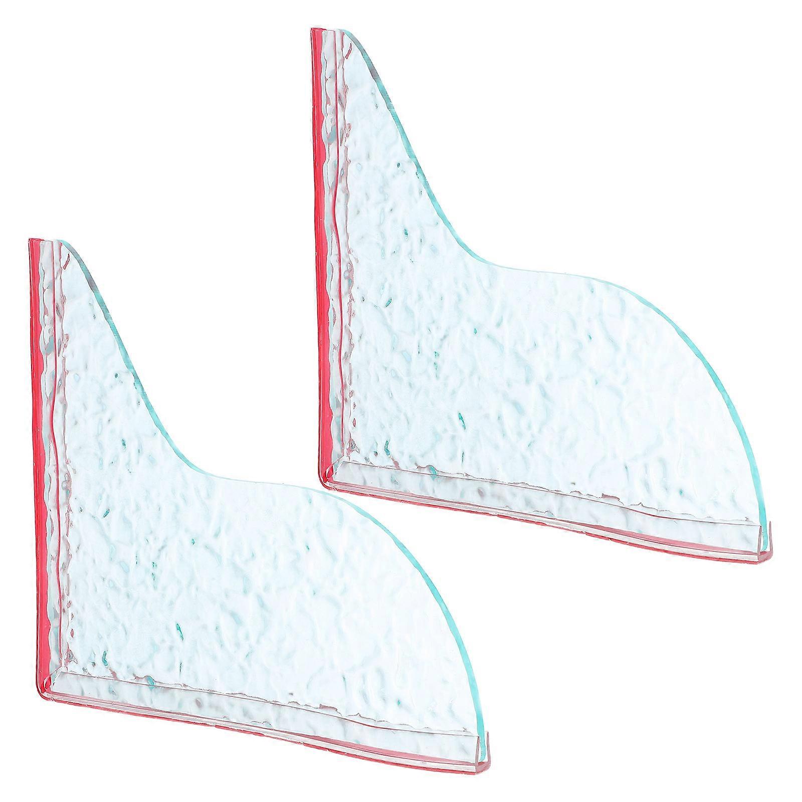 Bathroom Bath Splash Guard Acrylic Water Splash Protector 1Pair