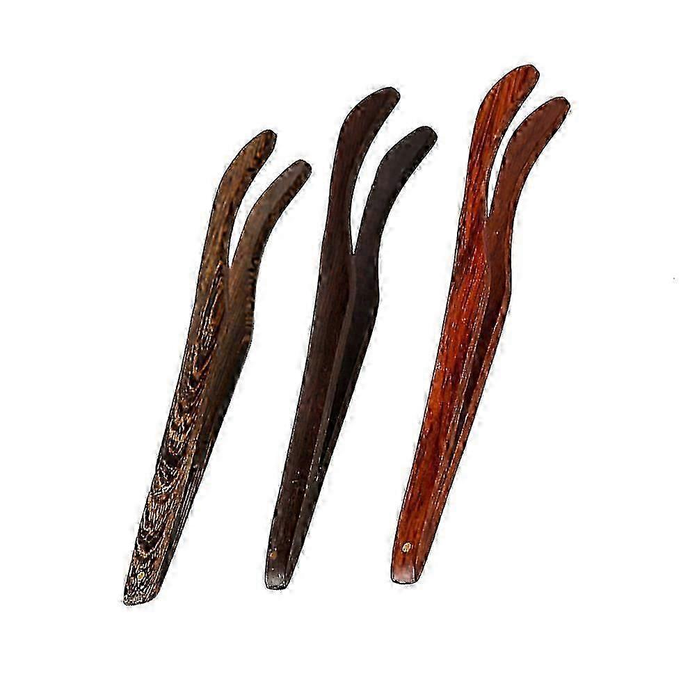 Tea Making Accessories Solid Wood Tea Clamp for Tearoom 3Pcs Pack