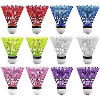 Pack Of 24 Badminton Shuttlecocks Badminton Plastic Ball Foam Head For Kids Adults Sport Activities New