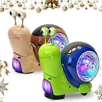 Auto Moving Interactive Snail for Pet Play Dancing Musical