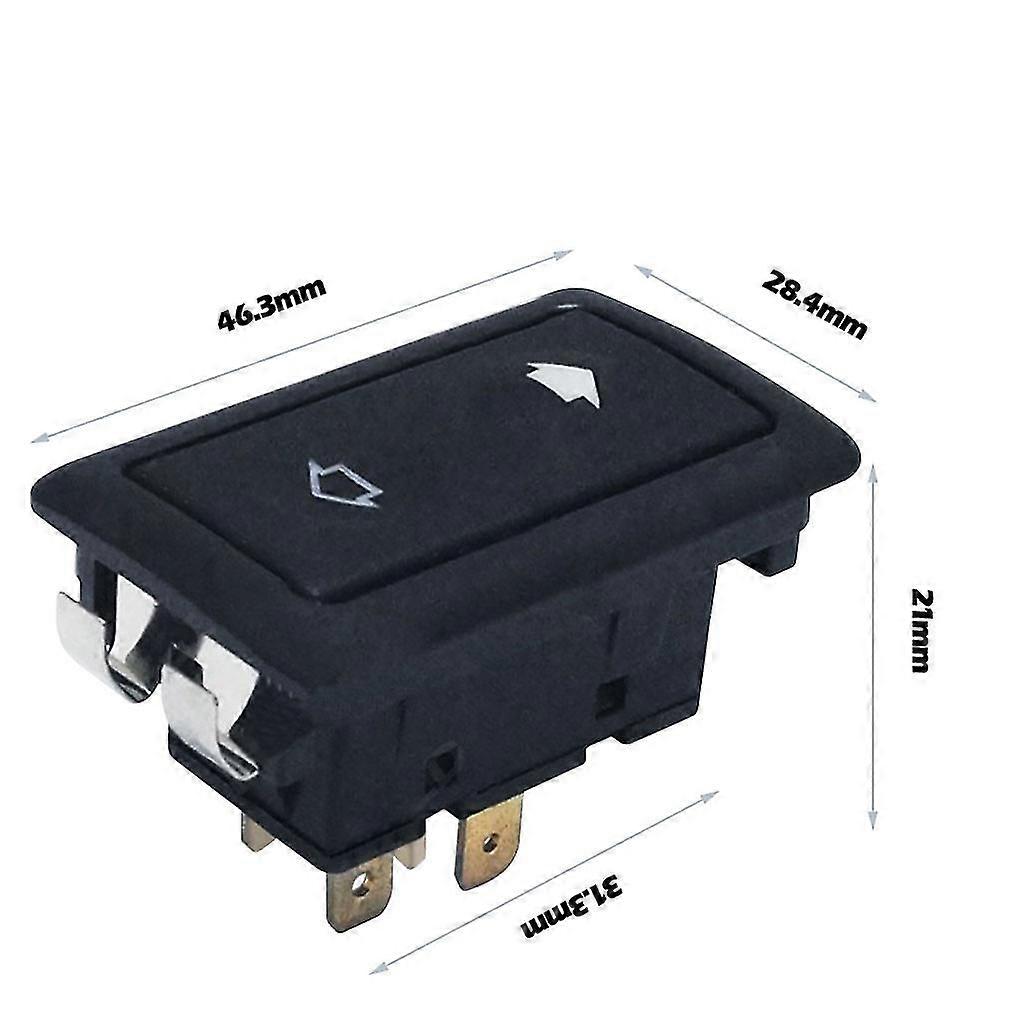 Universal 6pin 12-24v Car Electric Window Switch Button Auto Power Controller