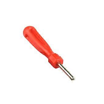 Bicicleta del coche Mango ranurado Válvula del neumático Vástago Core Remover Destornillador Reparación de neumáticos Instalar herramienta Accesorios del coche