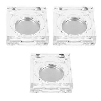 Empty Eyeshadow Container Transparent Cosmetic Cases for Storage 18Pcs