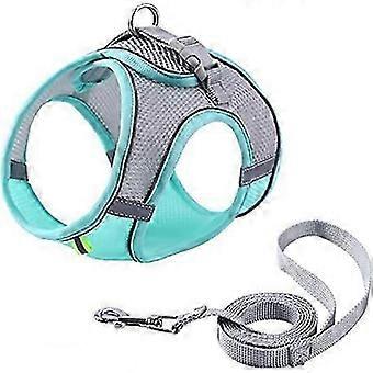 Sangle de poitrine respirante pour animal domestique - Anti-casse - Rflchissante - Harnais de traction pour chien - Fournitures pour chien - Avec trac