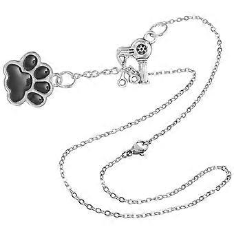 Pet Necklace Dog Alloy Necklace for Couples with Silver Cartoon Pendant