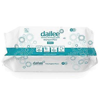 Dailee XL Hygiënische Doekjes voor Volwassenen - Grote Biologisch Afbreekbare Doekjes voor Ouderen en Volwassenen