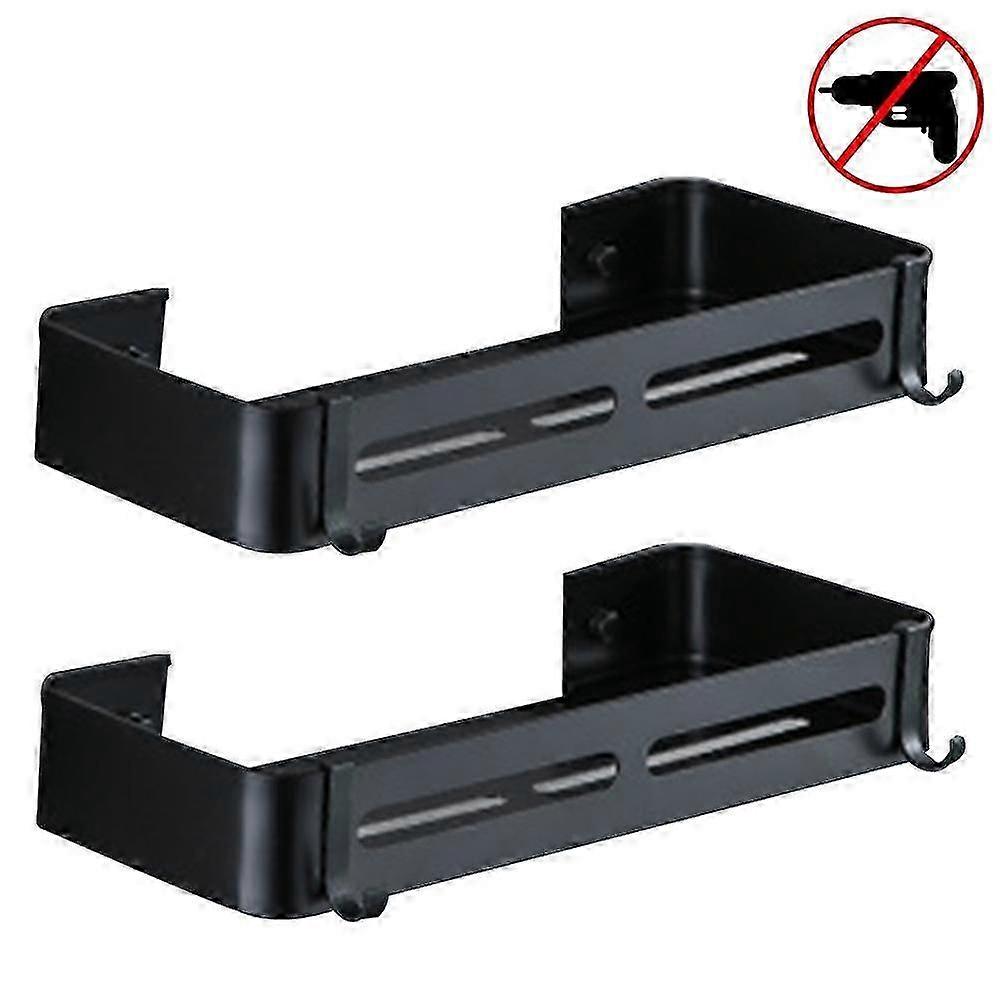 Bathroom Corner Shelf Black Shower Caddy Corner Adhesive With Hooks