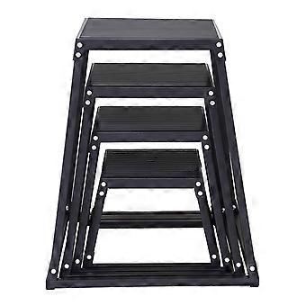 Plyometriske jumpbokse, 12/18/24/30 tommer plyo box, platform og hoppe agility box, skridsikker fitness øvelse Step Up Box Set