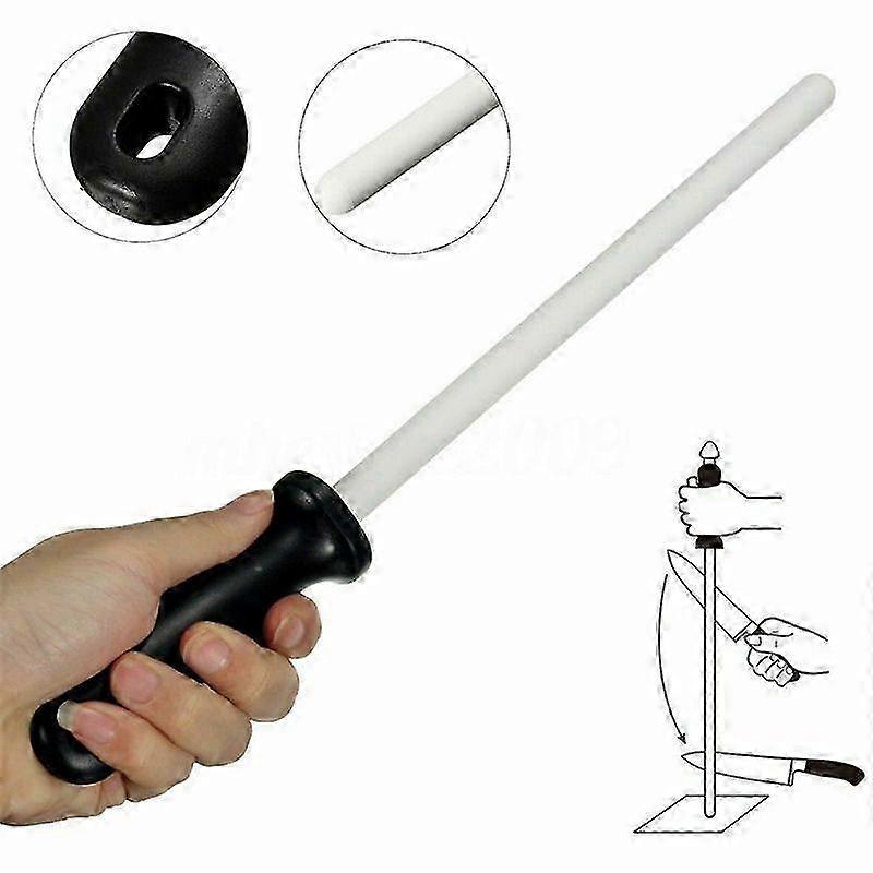 29cm Handheld Multifunctional Kitchen Knife Sharpener Sharpening Rod Whetstone