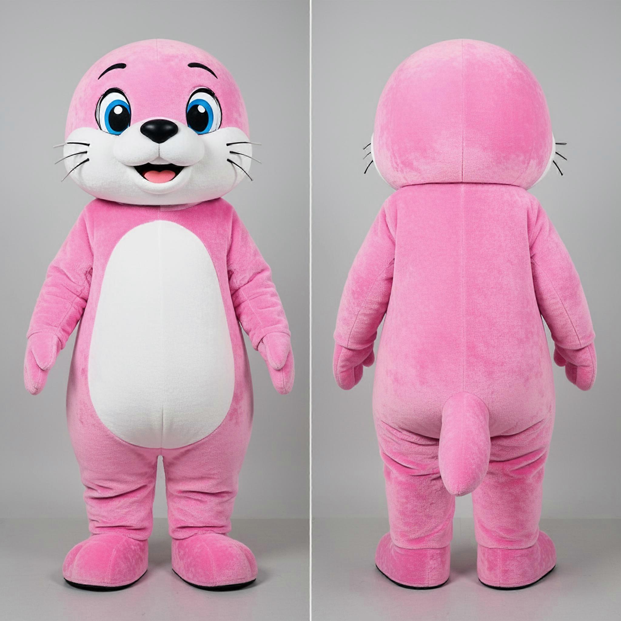 MASTICOT Pink Playful Navy Seal Mascot