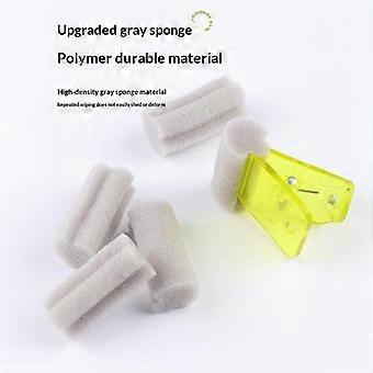15Pcs/Pack Table Tennis Inorganic Glue Sponge Brush With Clip Durable Non-Shedding Racket Rubber Glue Application Tools