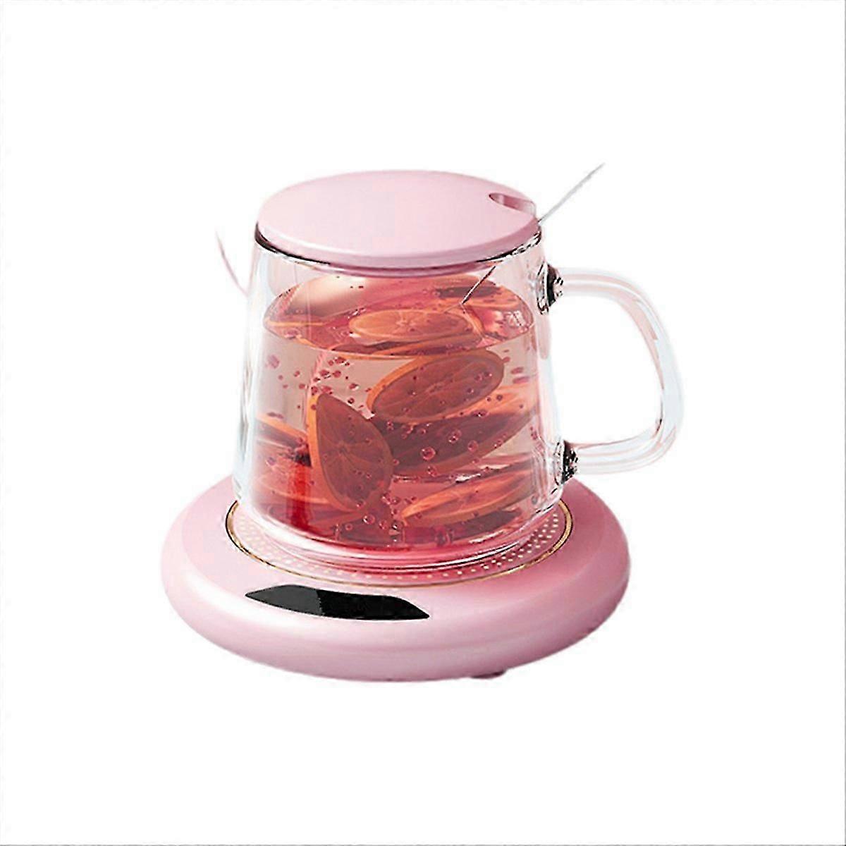 2PCS Thermostatic Heating Coaster USB Home Heating Coaster