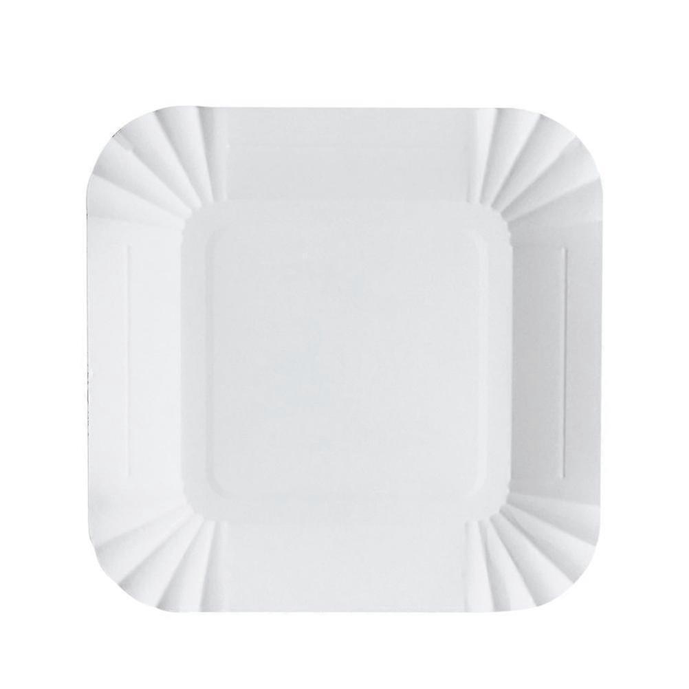 Dessert for Storage Use 100Pcs White Square Paper