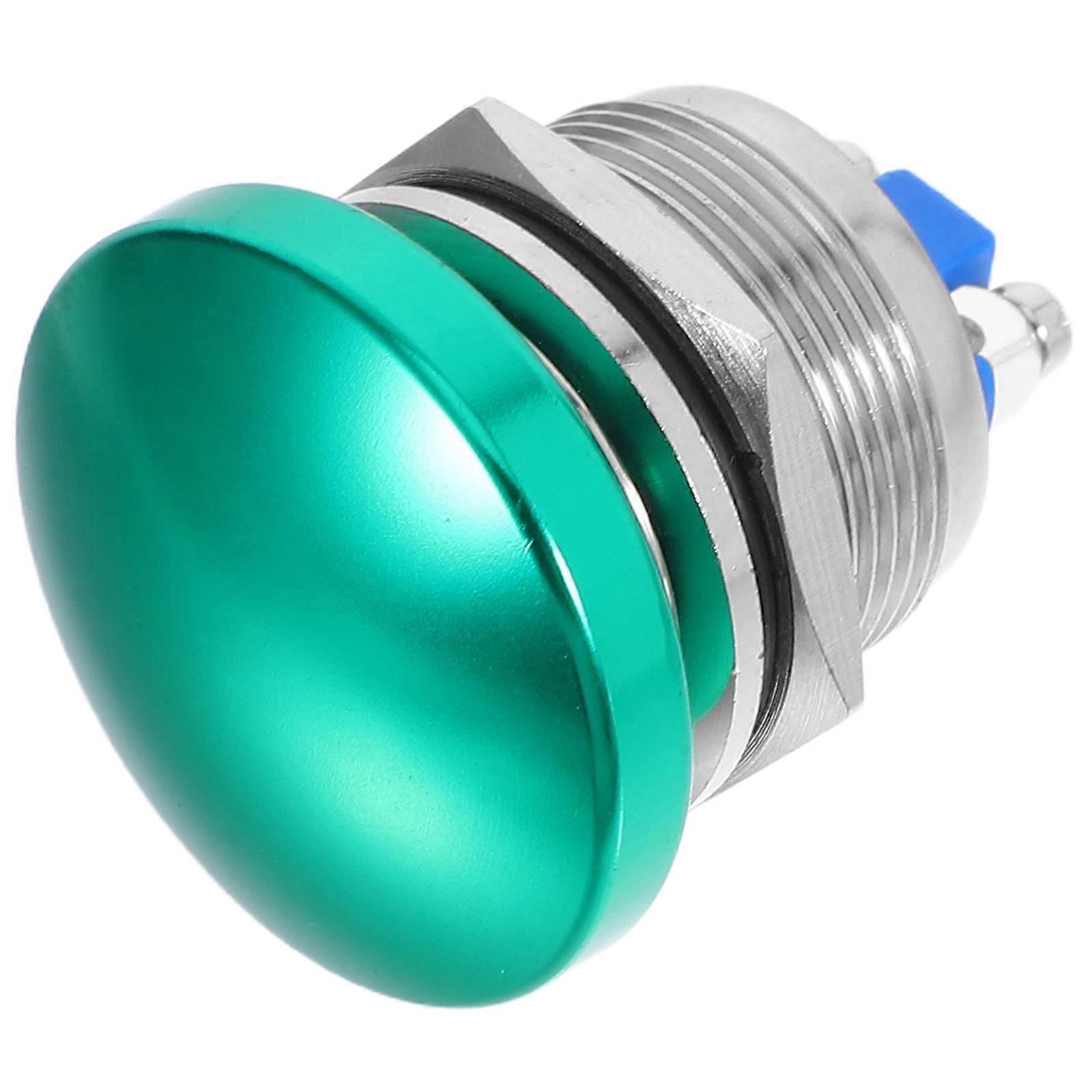 Waterproof Button Mushroom Head Metal Push Button Switch for Replacement 22Mm