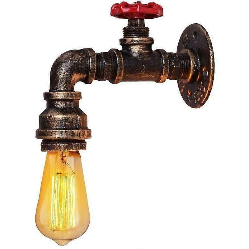 Rustic Decorative Gate Valve Wall Lamp