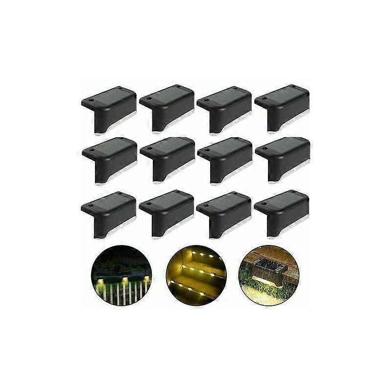 Solar-Powered Waterproof Deck Lights For Steps And Yard