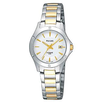 Pulsar Dress horloge voor vrouwen analoge Quartz met roestvrijstalen armband PXT865X1
