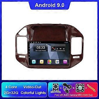 Android Autoradio pour Mitsubishi Pajero V73 V77 V68 V75 2008-2011 Multimédia Lecteur Vidéo Navigation GPS 2 Din 9 pouces Unité Tête