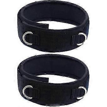 Comfort-Padded Ankle & Thigh Straps for Resistance Band Strength Training