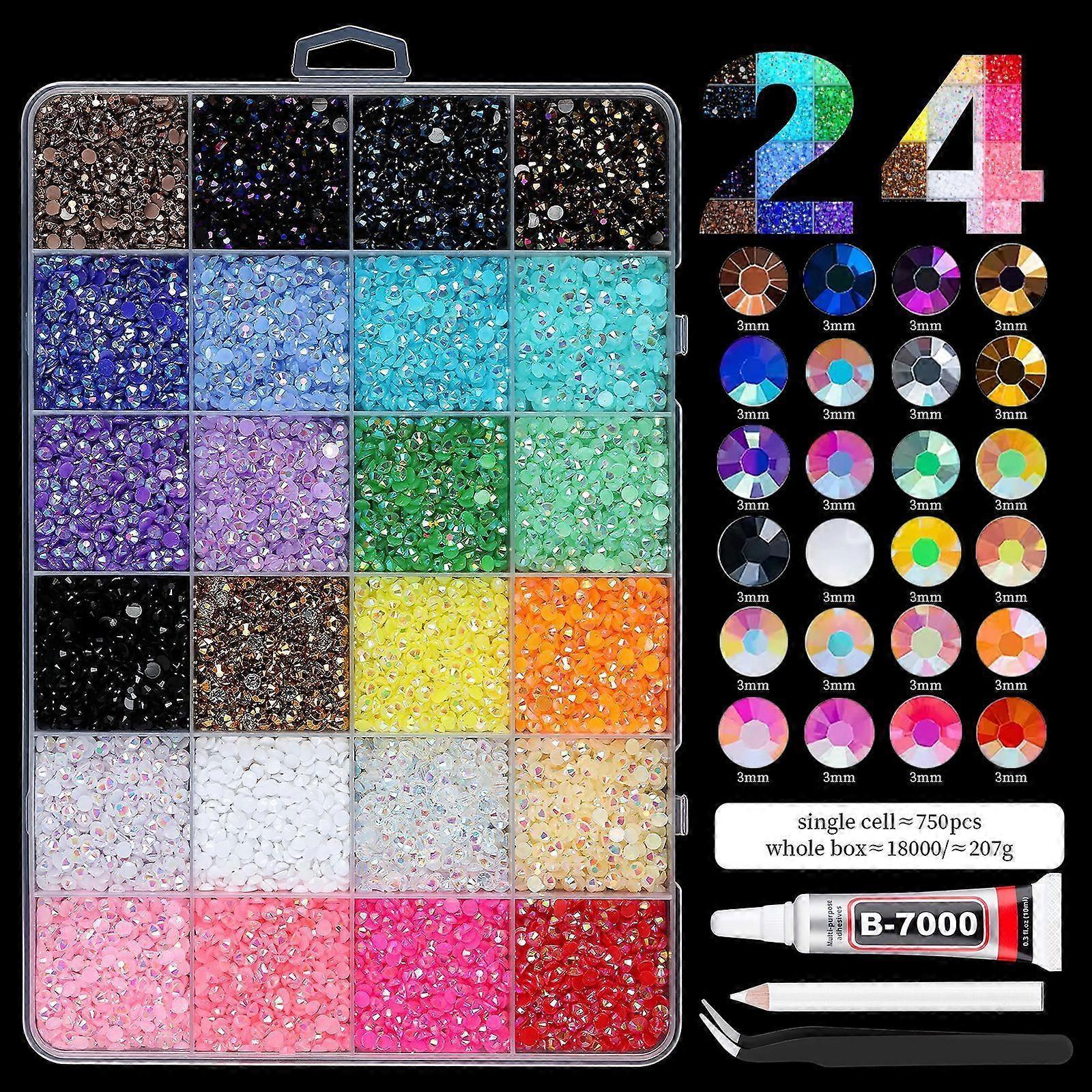Resin Rhinestone Kit With Pickup Tools