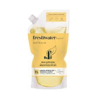 Freshwater Farm Hand Wash Pouch Refill Lemon Myrtle Oil Plus Manuka Honey, 33.8 Oz