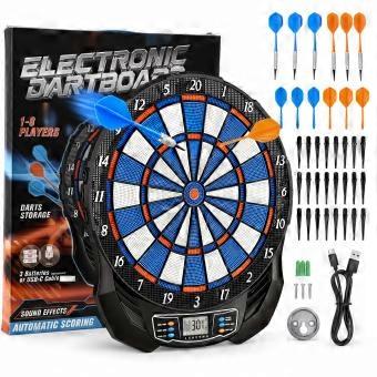 Elektronisch dartbord met 35 games & spraakmelding voor 8 spelers