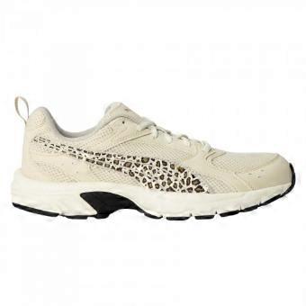 Puma dames/vrouwen trainingsschoenen, model Milenio, met luipaardprint.