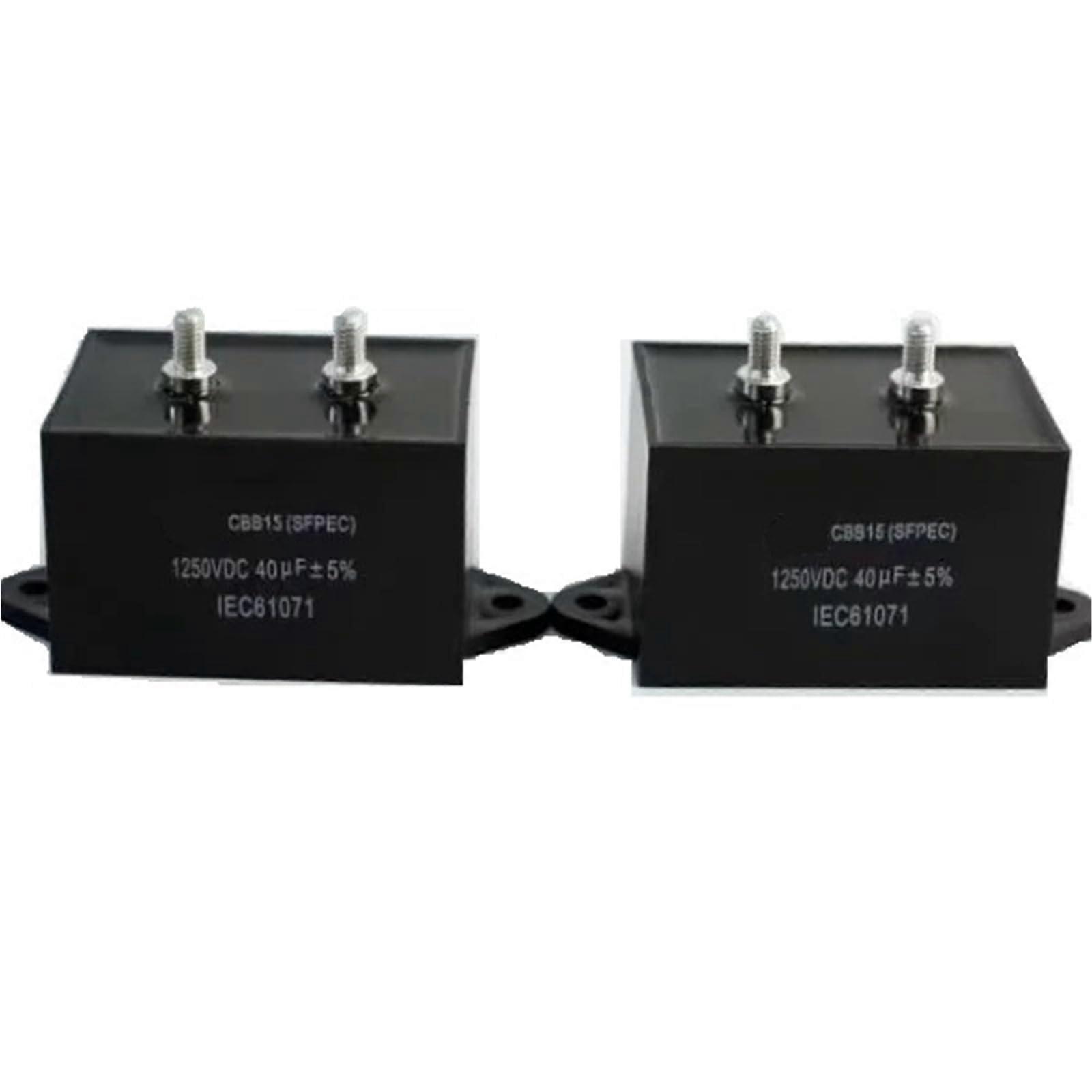 DC Filter Capacitor 1250VDC 40uF for Welding Machine CBB15 5%