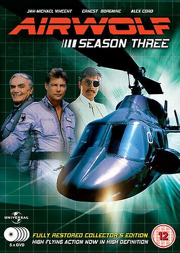 Airwolf Series 3 DVD (2014) Jan-Michael Vincent cert 12 5 discs - Region 2