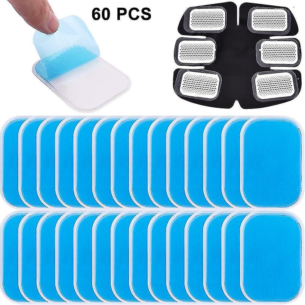60pcs Gel Sheets Compatible With Gel Pad, Abs Trainer Replacement Gel Sheet