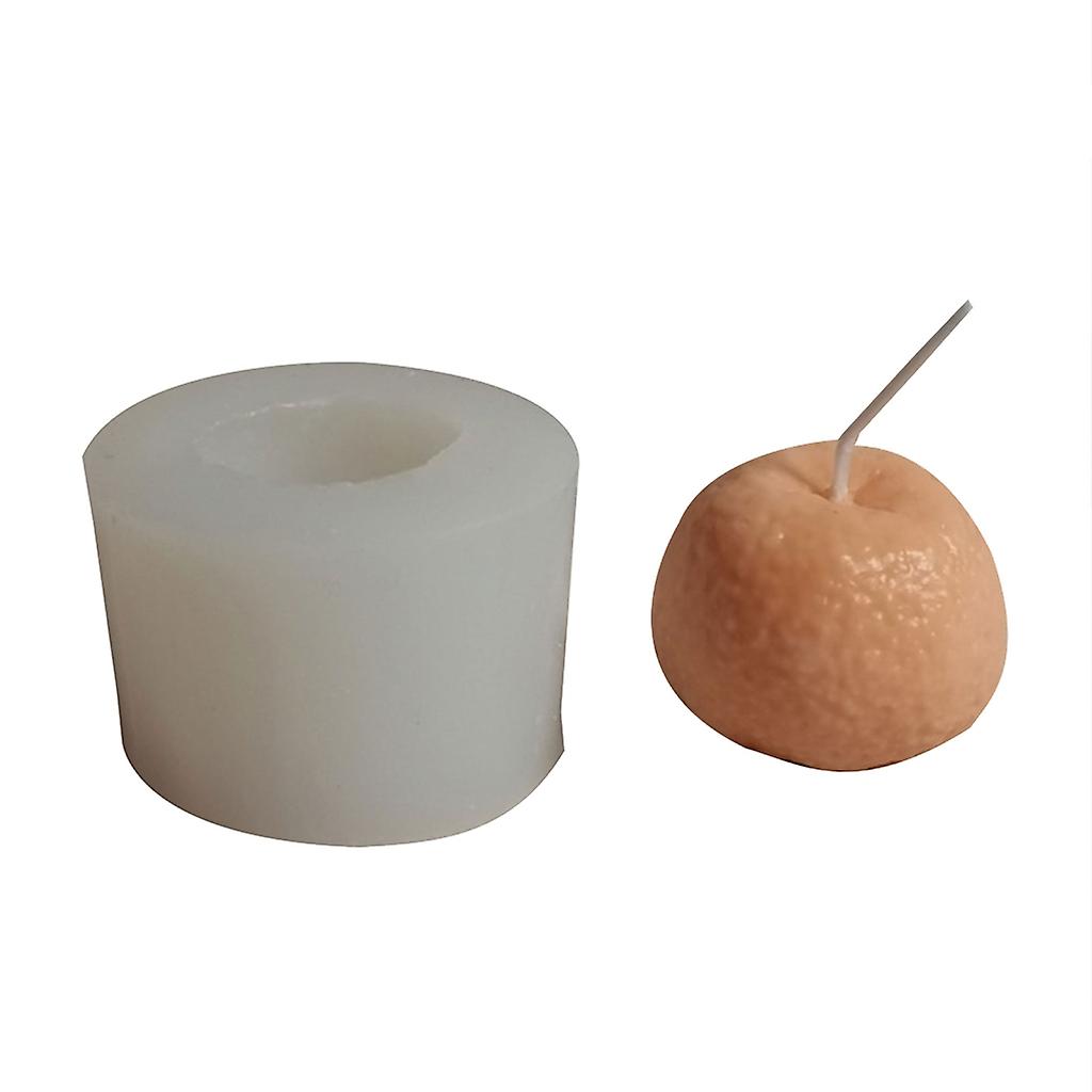 תבניות נרות כתומות תלת מימד תבניות סבון בעבודת יד קטנות לתבנית תליון מחזיק מפתחות