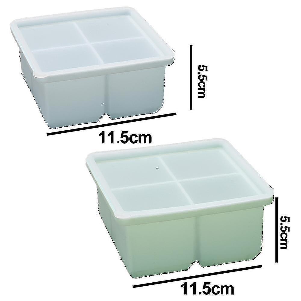 Ice Cube Trays - Whiskey Ice Cube Mold, Easy Release Ice Cubes For Whiskey And For Cocktail