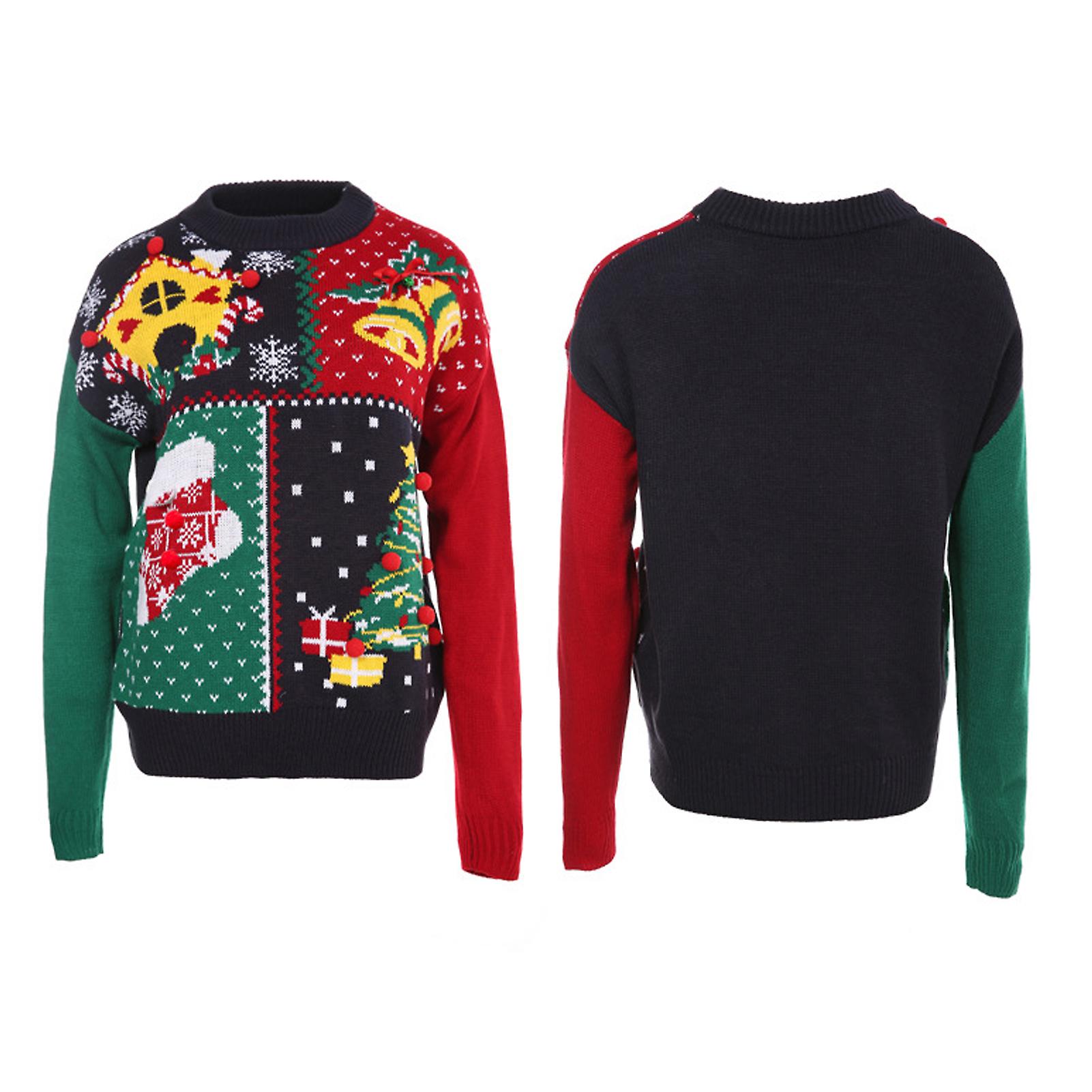 Frau Langarm Strickwaren Modisch Und Attraktiv