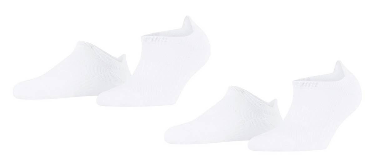Esprit Active Basic 2 Pack Sneaker Socks - White