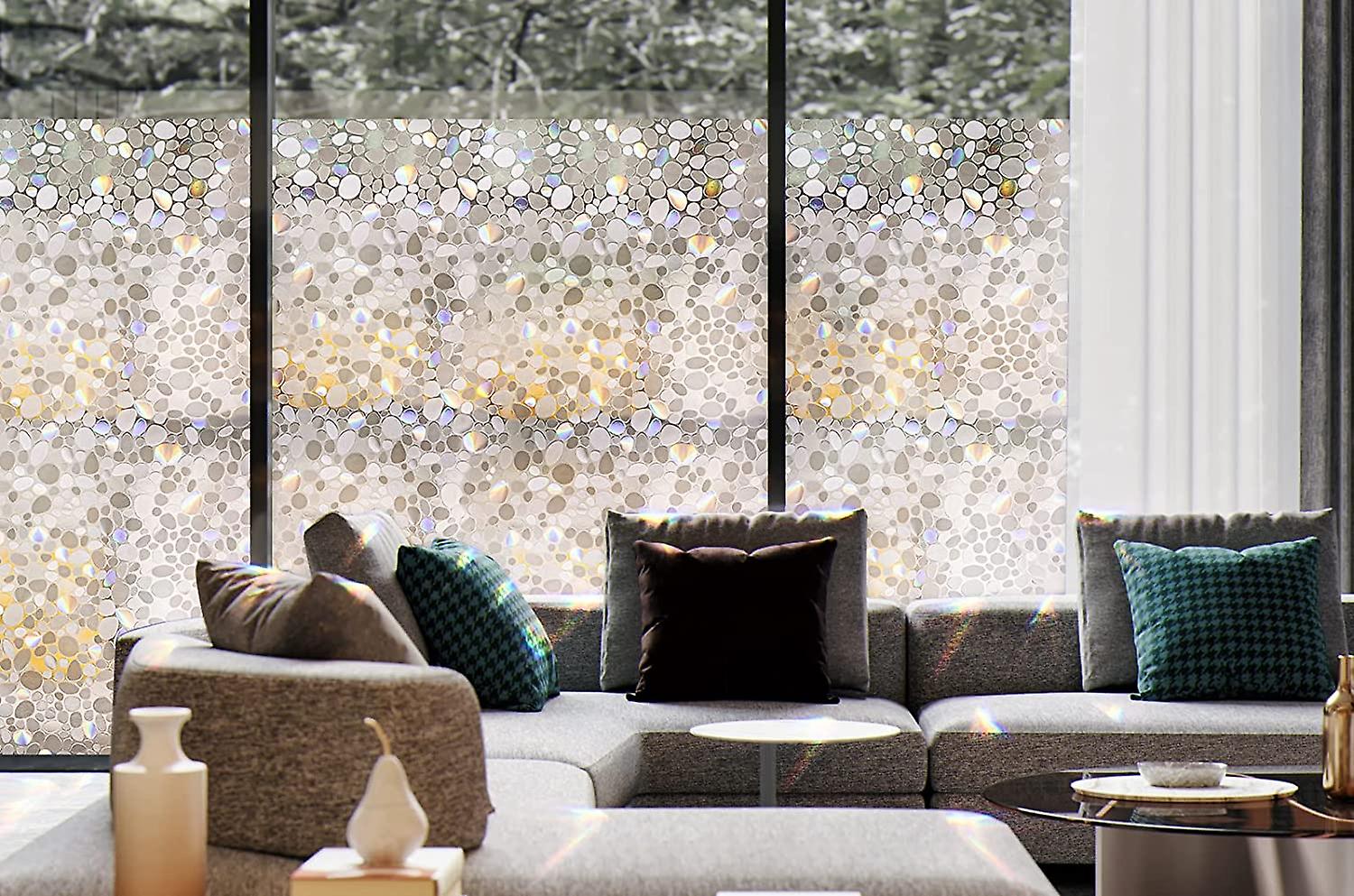 Window Film with Installation Tool，Electrostatic Window Film, Privacy