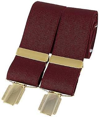David Van Hagen Classic Brace - Burgundy
