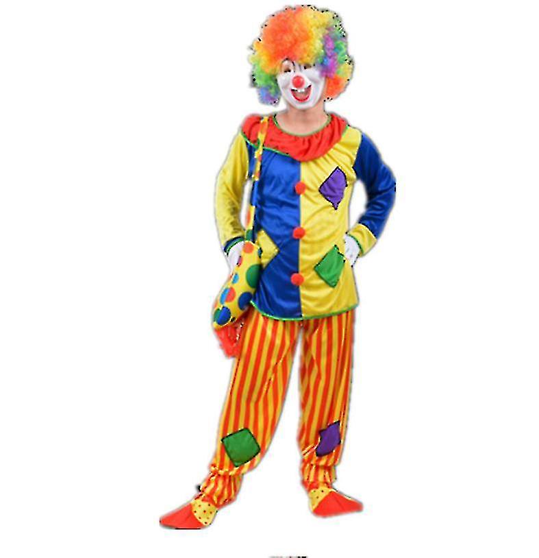 Disfraz de payaso de Halloween Disfraz de espectáculo de circo