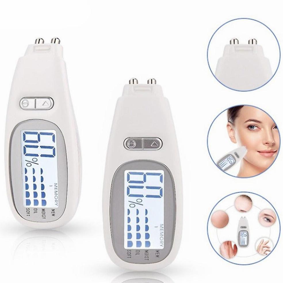Lcd Digital Skin Analyzer Machine Portable High Sensitive Probe Monitor Moisture Oil Content Facial Skin Analyzer Tester